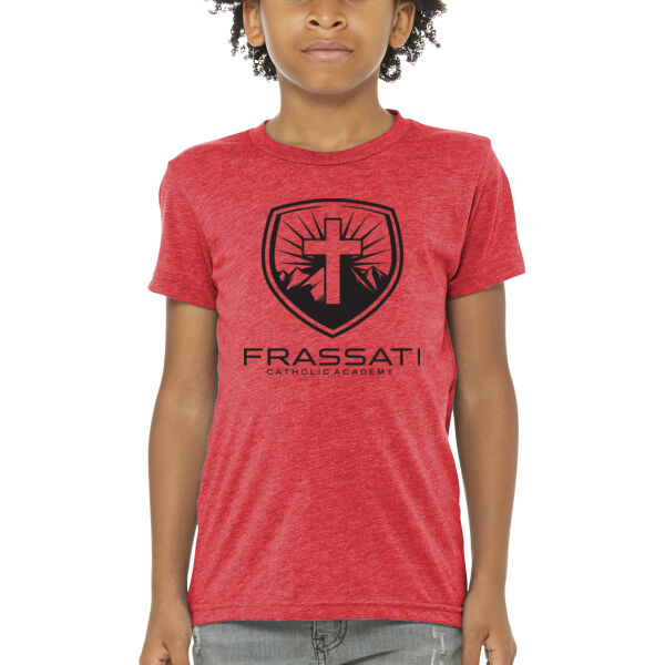 BELLA + CANVAS Youth Triblend Short Sleeve Tee - Printed Logo Thumbnail