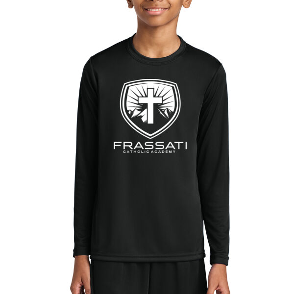 A4 Youth Cooling Performance Long Sleeve Tee - Printed Logo Thumbnail