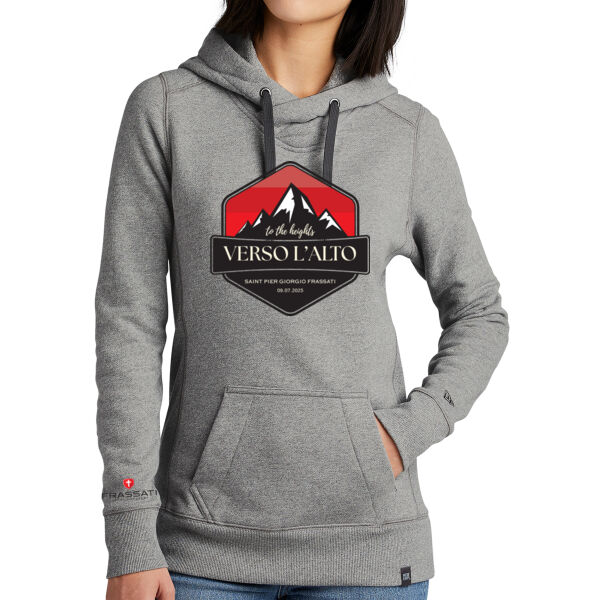 New Era Womens French Terry Pullover Hoodie - Printed Logos Thumbnail