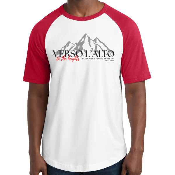 Sport Tek Short Sleeve Colorblock Raglan Jersey - Printed Logos Thumbnail